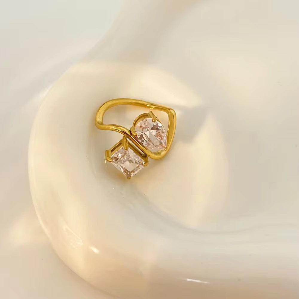 Luna: 18K Gold Plated Ring