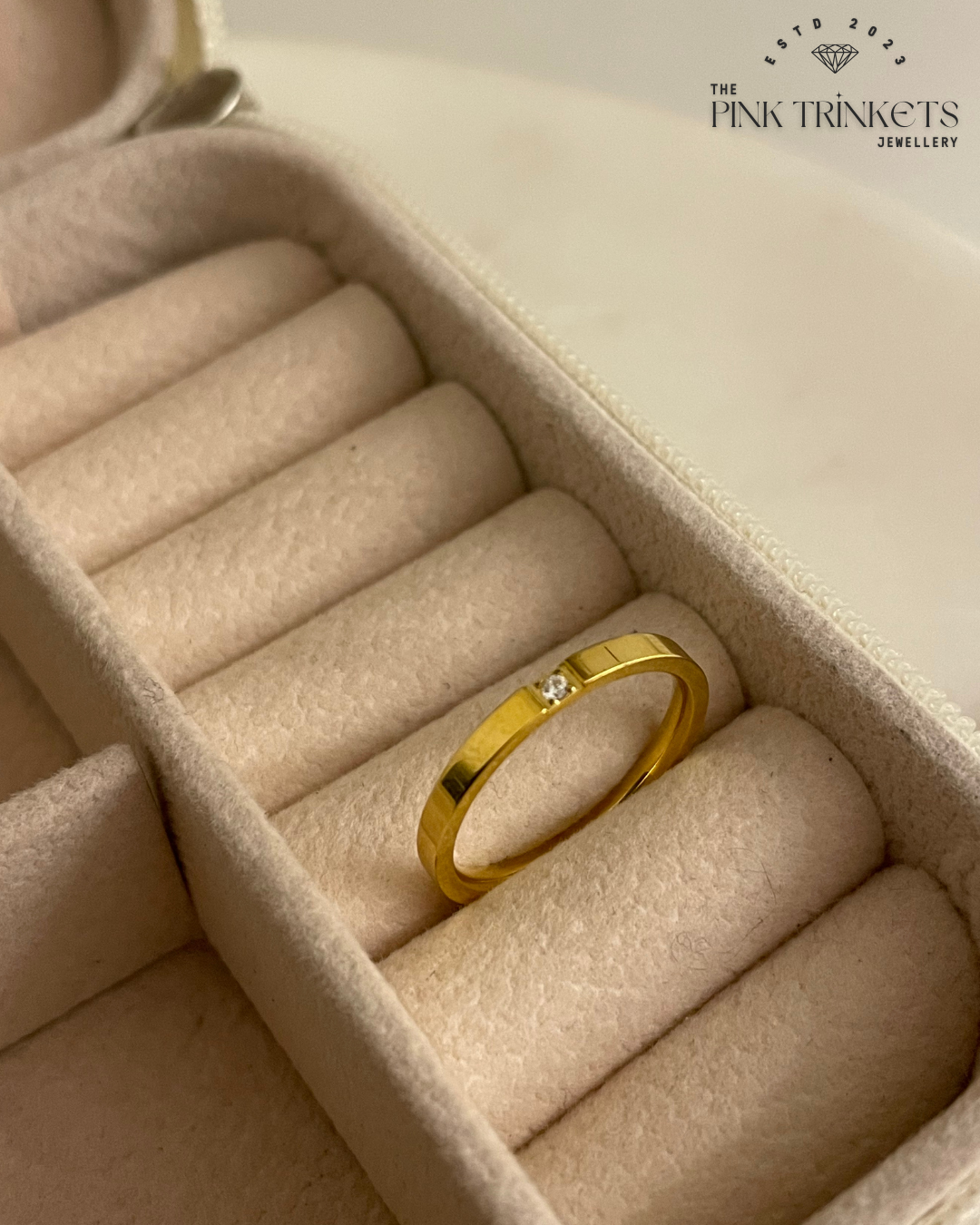 Verona 18k Gold Plated Minimalistic Ring
