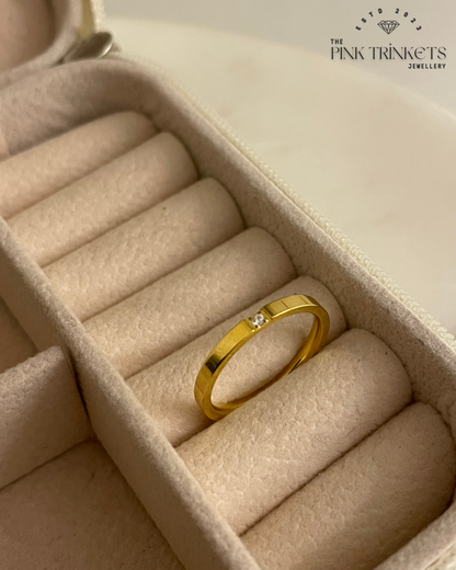 Verona 18k Gold Plated Minimalistic Ring