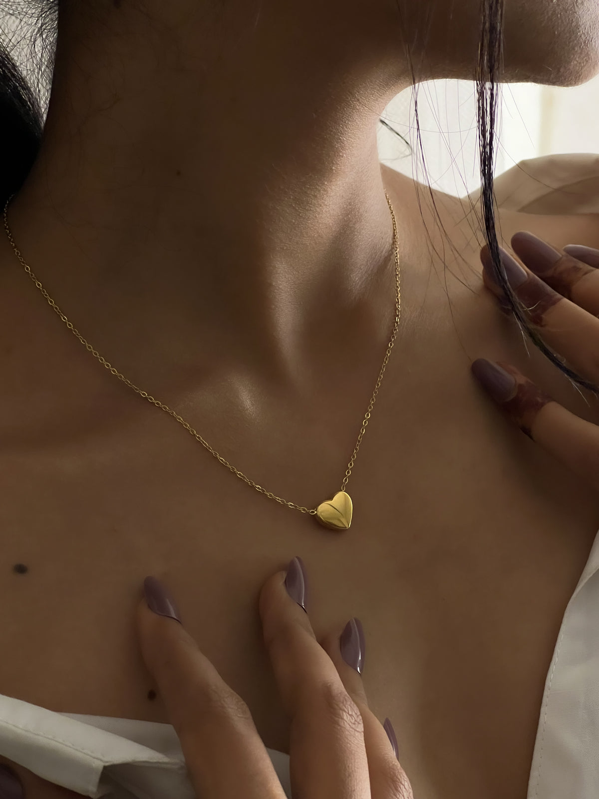 Midnight Romance 18K Gold Plated Necklace