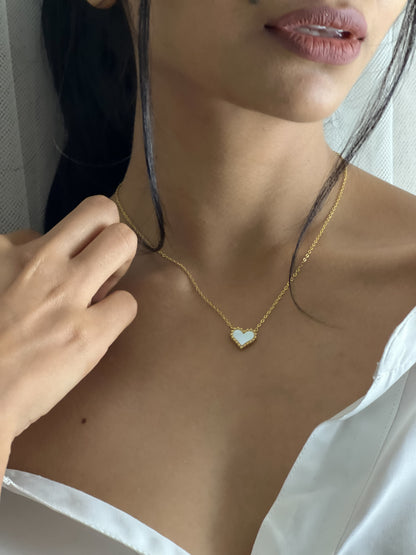 Amara 18k Gold Plated Heart Shape Necklace