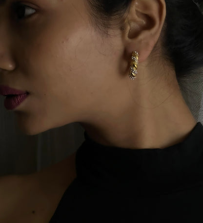 Fashionista 18K Gold Plated Earrings