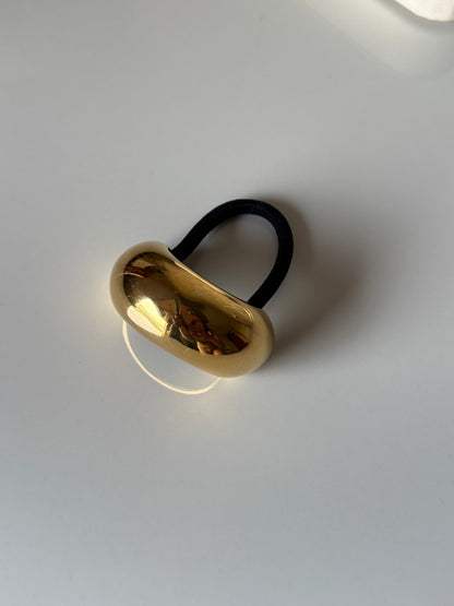 Arvo: 18K Gold Plated C-Shaped Scrunchie