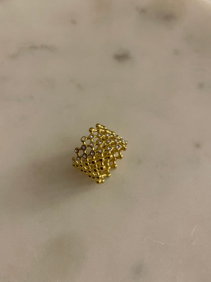 Grace 18k gold plated ring
