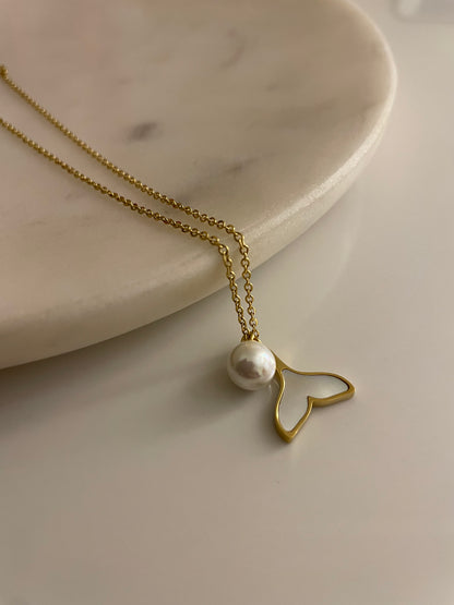 Serenity 18k gold plated necklace