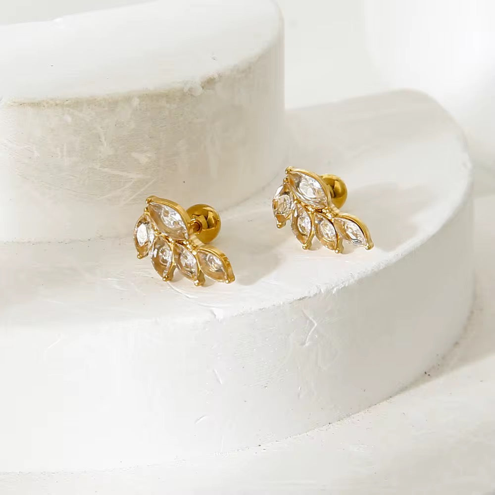 Crystal Drop Studs